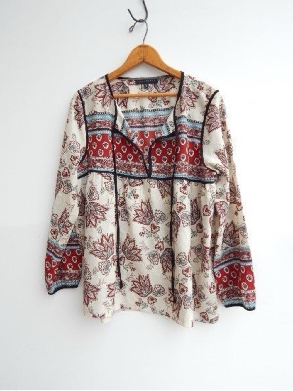 SANCTUARY ~ Size XS 70's Inspired Hippie Bohemian Boho Blouse Top